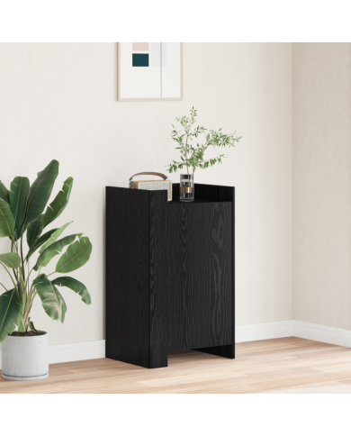 Buffet Chêne noir 45x35x75 cm Bois d'ingénierie | Mobilier & Déco