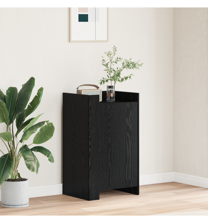 Buffet Chêne noir 45x35x75 cm Bois d'ingénierie | Mobilier & Déco
