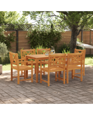 Chaises de jardin 2 pcs 56x56x90 cm Bois massif d'acacia | Mobilier & Déco