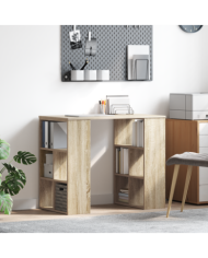 Bureau d'angle Chêne Sonoma MDF Moyen Bureau d'angle chêne Sonoma | Mobilier & Déco