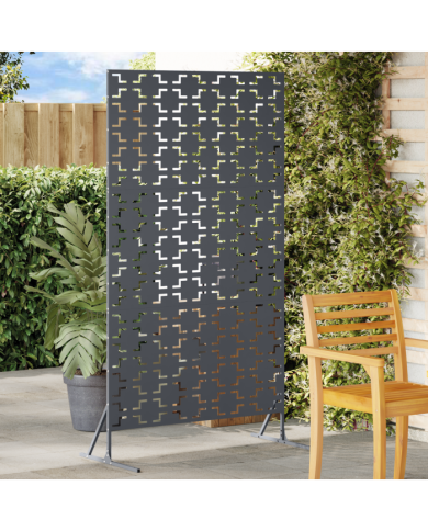 Panneau de clôture en métal Anthracite Acier enduit de poudre | Mobilier & Déco