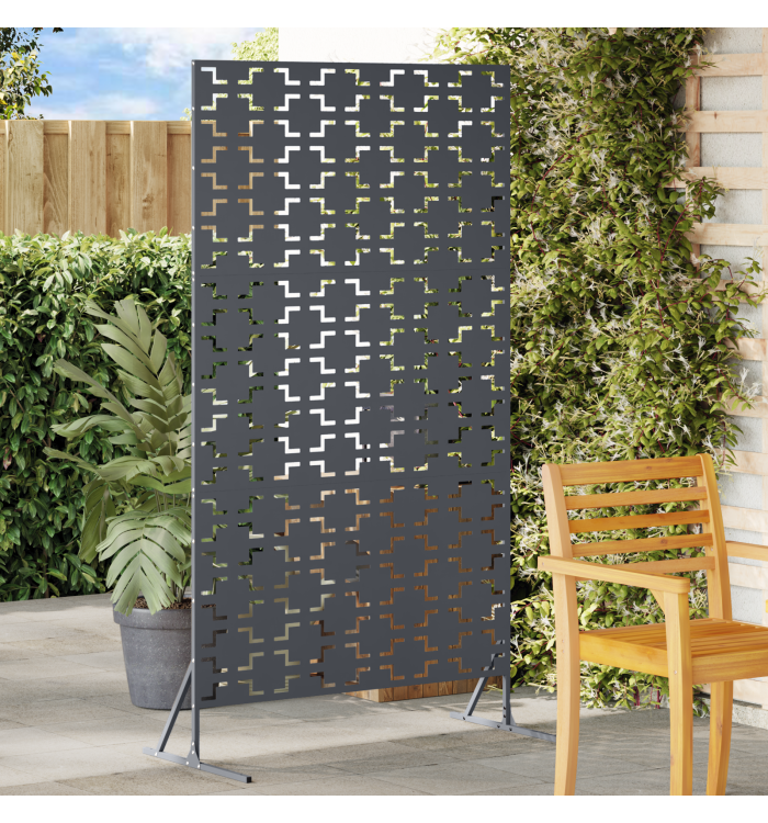 Panneau de clôture en métal Anthracite Acier enduit de poudre | Mobilier & Déco