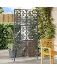 Panneau de clôture en acier enduit de poudre Anthracite | Mobilier & Déco