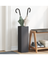 Porte-parapluies Noir Métal Compact Minimaliste Porte-parapluie | Mobilier & Déco
