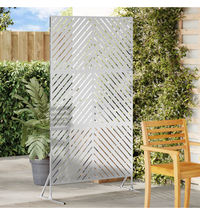 Panneau de clôture en acier galvanisé Acier galvanisé Grand | Mobilier & Déco