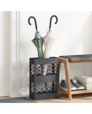 Porte-parapluie Noir Acier traité Standard Résistant | Mobilier & Déco