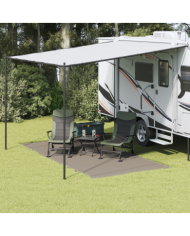 Tarp de Tente Gris clair Polyester 200 x 400 cm Léger | Mobilier & Déco