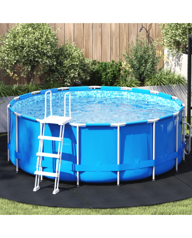 Couverture de piscine ronde Noir Polyéthylène Ø 306 cm | Mobilier & Déco