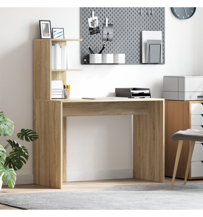 Bureau d'écriture en chêne de Sonoma Chêne de Sonoma | Mobilier & Déco