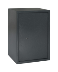 Coffre-fort avec serrure à clé Gris Foncé 31x35x50 cm Acier | Mobilier & Déco