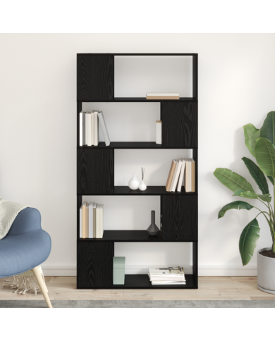 Étagère Chêne noir Bois d'ingénierie Moyenne Étagère | Mobilier & Déco