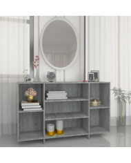 Buffet sonoma gris 120x30x75 cm bois d'ingénierie | Mobilier & Déco