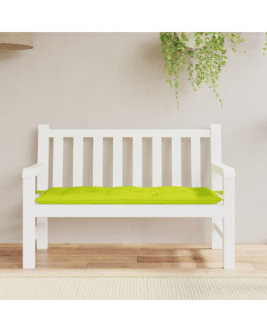 Coussin de banc de jardin vert brillant 120x50x7cm tissu oxford | Mobilier & Déco