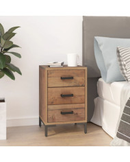 Table de chevet Marron 40x30x55 cm Bois de pin massif | Mobilier & Déco
