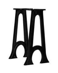 Pied de banc 2 pcs Base voûtée Cadre en A Fonte | Mobilier & Déco
