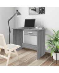 Bureau Sonoma gris 100x50x76 cm Bois d'ingénierie | Mobilier & Déco