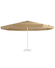 Tissu de remplacement pour parasol d'extérieur Taupe 500 cm | Mobilier & Déco