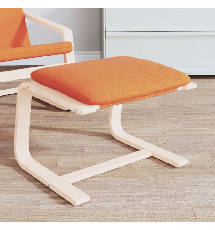 Repose-pied Jaune foncé 51x41x40 cm Tissu | Mobilier & Déco