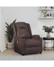 Fauteuil Marron Similicuir | Mobilier & Déco
