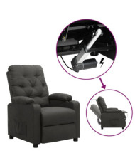 Fauteuil Gris foncé Tissu | Mobilier & Déco