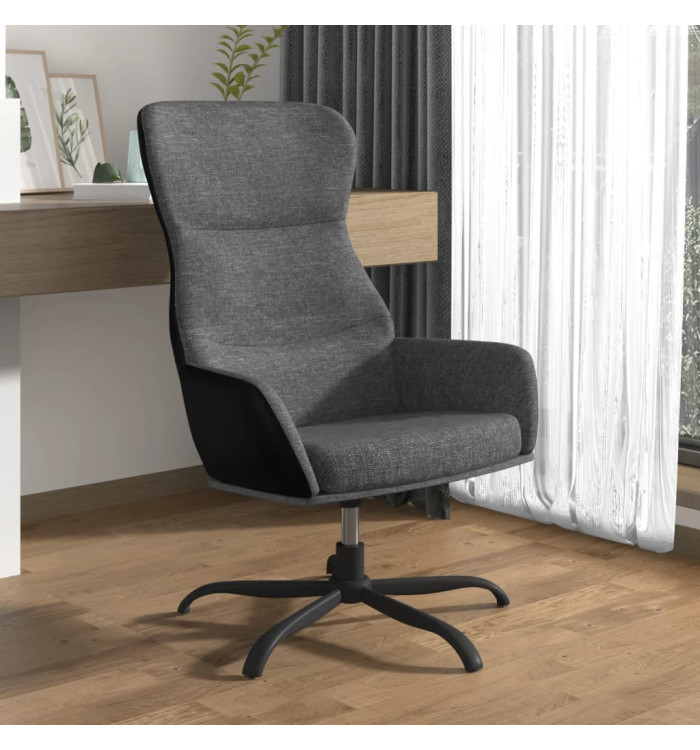 Chaise de relaxation Gris clair Tissu | Mobilier & Déco