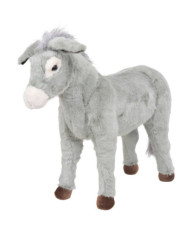 Jouet en peluche Âne Gris XXL | Mobilier & Déco