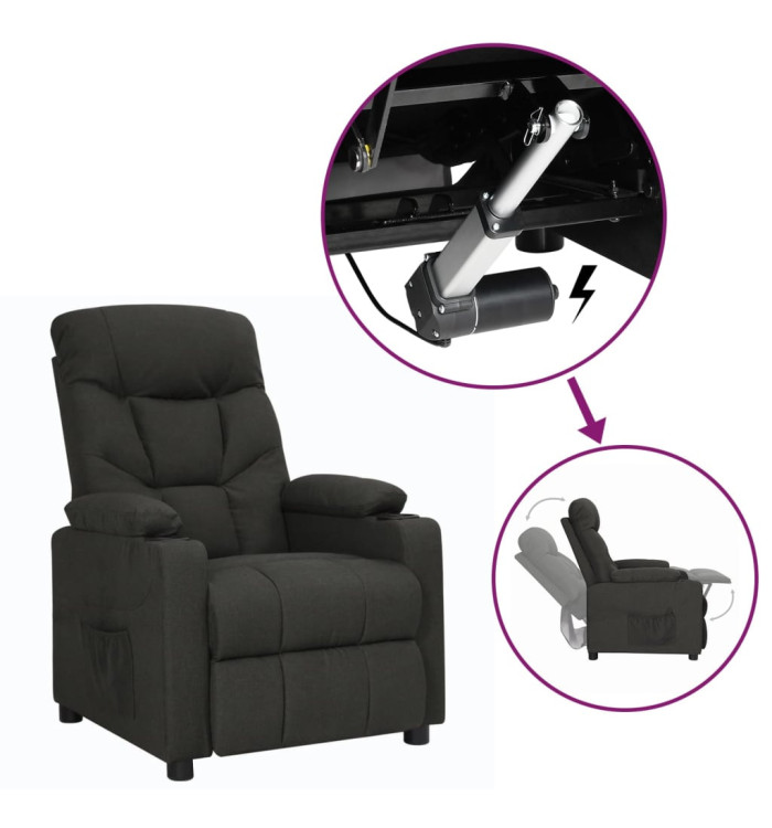 Fauteuil Noir Tissu | Mobilier & Déco