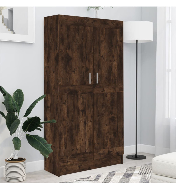 Bibliothèque Chêne fumé 82,5x30,5x150 cm Bois d'ingénierie | Mobilier & Déco