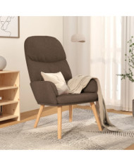 Chaise de relaxation Taupe Tissu | Mobilier & Déco