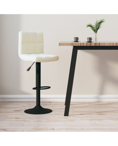 Tabouret de bar Crème Velours | Mobilier & Déco