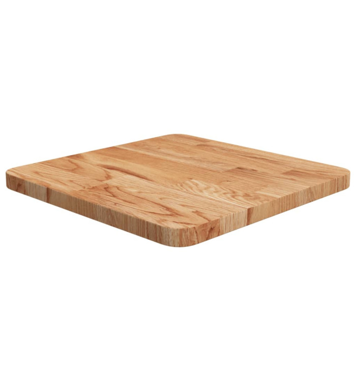 Dessus de table carré Marron clair40x40x2,5cm Bois chêne traité | Mobilier & Déco