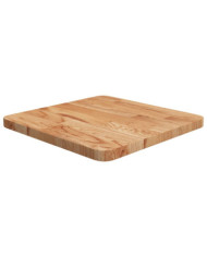 Dessus de table carré Marron clair40x40x2,5cm Bois chêne traité | Mobilier & Déco