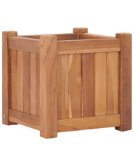 Lit surélevé 30x30x30 cm Bois de teck solide | Mobilier & Déco