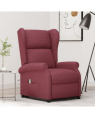 Fauteuil Rouge bordeaux Tissu | Mobilier & Déco