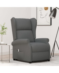 Fauteuil Gris foncé Tissu | Mobilier & Déco