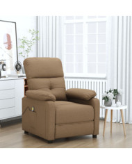Fauteuil de massage Marron Tissu | Mobilier & Déco