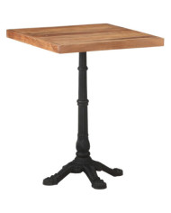 Table de bistro 60x60x76 cm Bois d'acacia massif | Mobilier & Déco