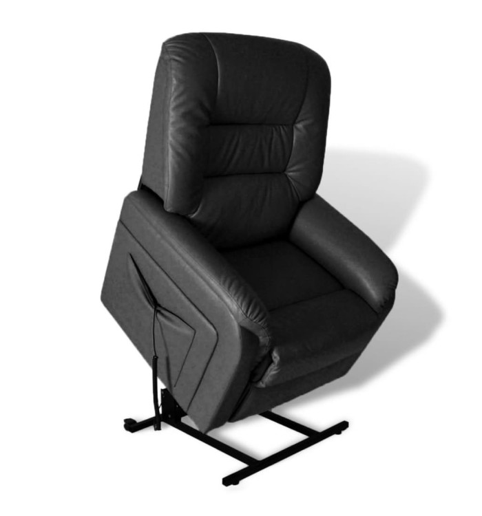 Fauteuil inclinable TV Noir Similicuir | Mobilier & Déco
