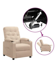 Fauteuil Crème Tissu | Mobilier & Déco