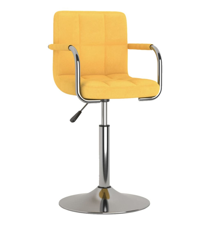 Chaise de salle à manger Jaune Tissu | Mobilier & Déco