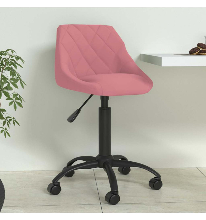 Chaise à manger Rose Velours | Mobilier & Déco
