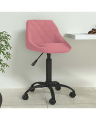 Chaise à manger Rose Velours | Mobilier & Déco