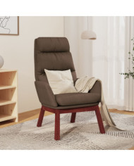 Chaise de relaxation Taupe Tissu | Mobilier & Déco