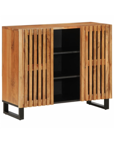 Buffet 90x34x75 cm bois d'acacia massif | Mobilier & Déco