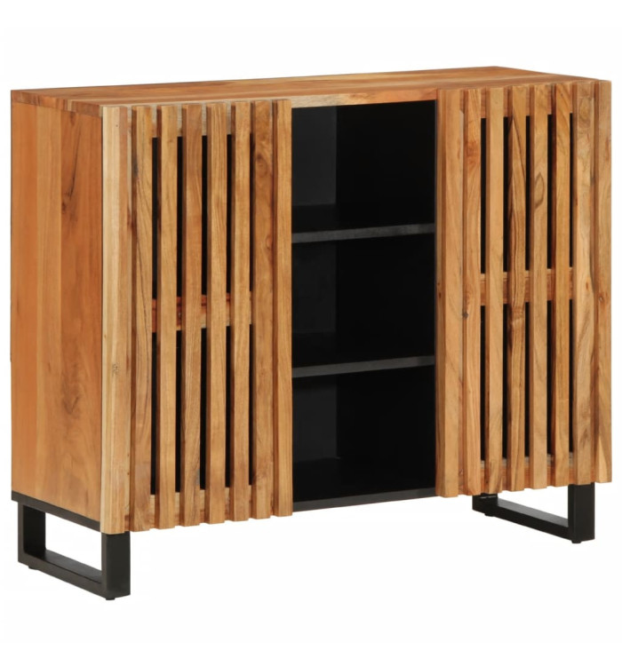 Buffet 90x34x75 cm bois d'acacia massif | Mobilier & Déco
