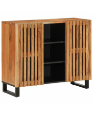 Buffet 90x34x75 cm bois d'acacia massif | Mobilier & Déco
