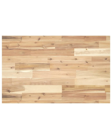Dessus de bureau non traité 120x50x4 cm bois d'acacia massif | Mobilier & Déco