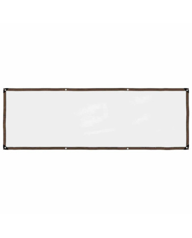 Bâche transparente avec œillets 1x3 m polyéthylène | Mobilier & Déco