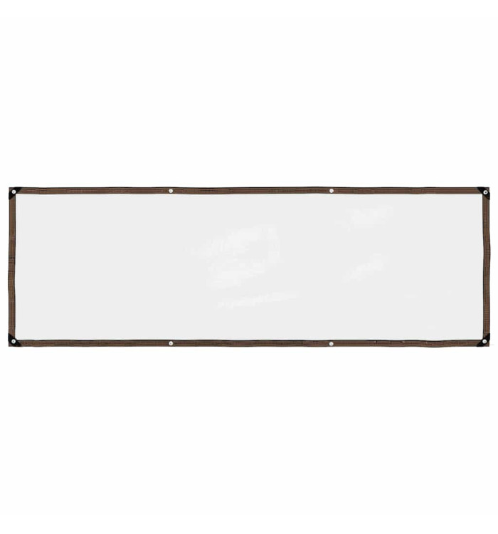 Bâche transparente avec œillets 1x3 m polyéthylène | Mobilier & Déco