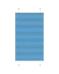 Store plissé bleu 70x100 cm largeur du tissu 69,4 cm polyester | Mobilier & Déco
